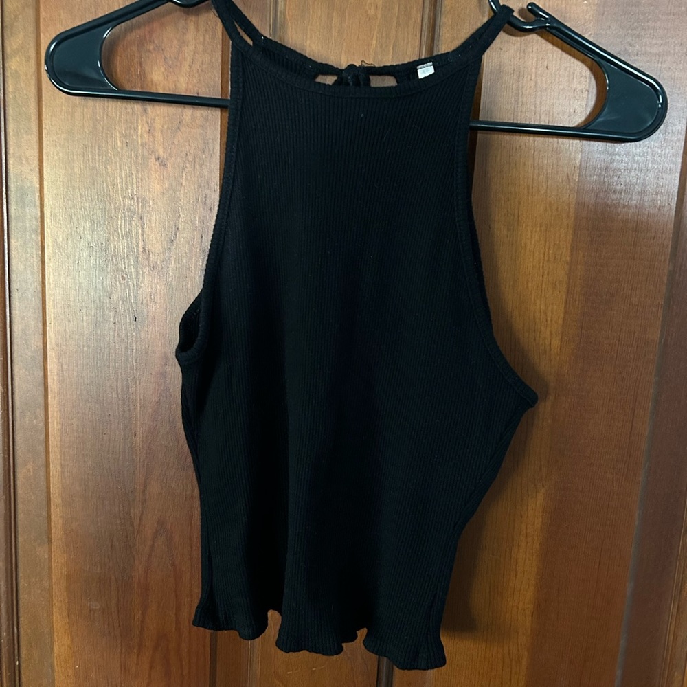 Stretchy crop top tank top